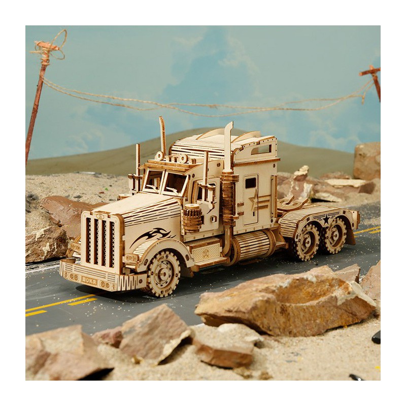 Intermediate Mechanical 3D puzzle for 1/40 American truck model | Scientific-MHD Intermediate Mechanical 3D puzzle for 1/40 American truck model | Scientific-MHD