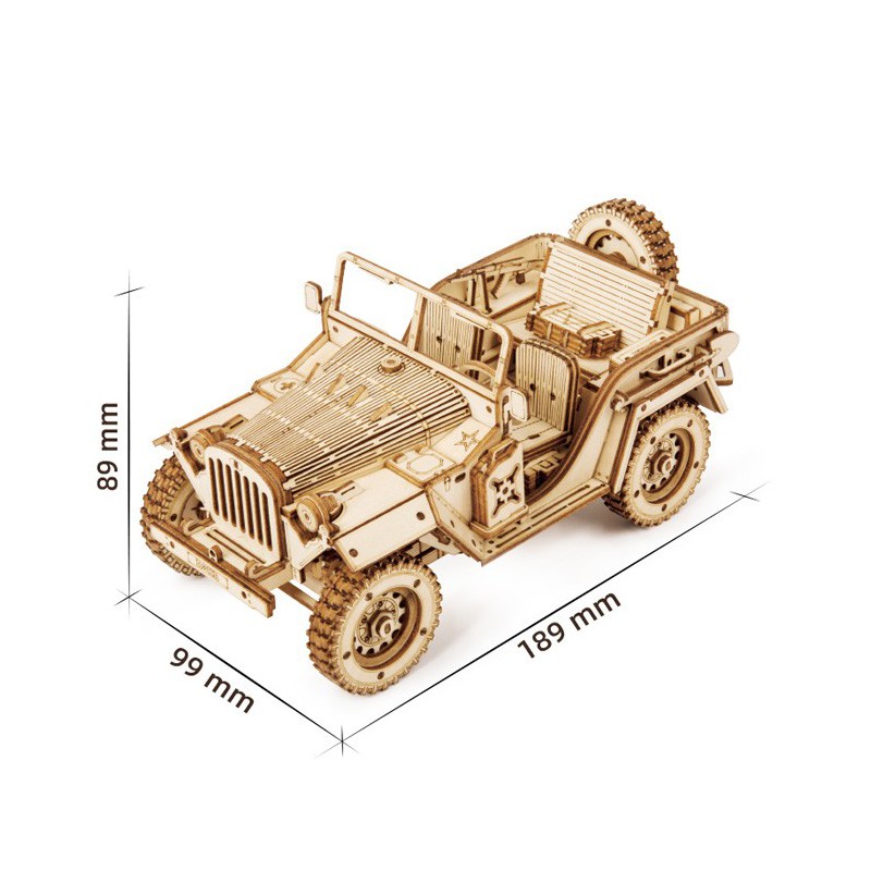 Intermediate Mechanical 3D puzzle for US military vehicle model 1/18 | Scientific-MHD