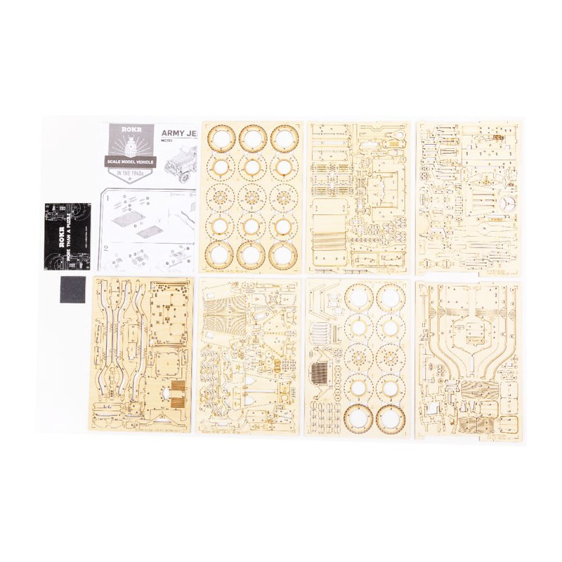 Intermediate Mechanical 3D puzzle for US military vehicle model 1/18 | Scientific-MHD
