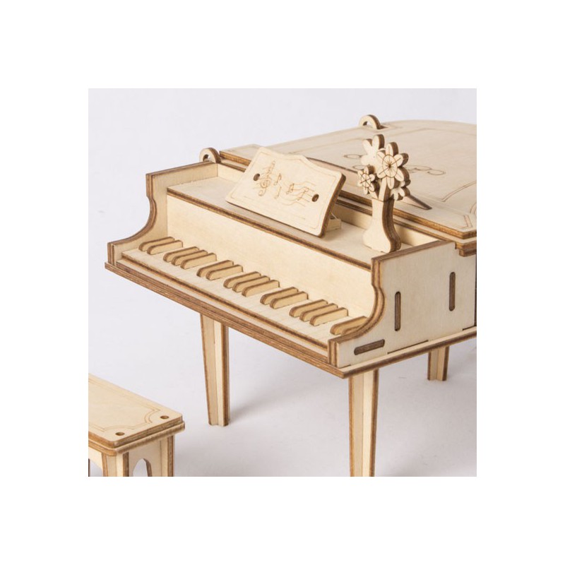 Easy mechanical 3D puzzle for large robotime piano model | Scientific-MHD