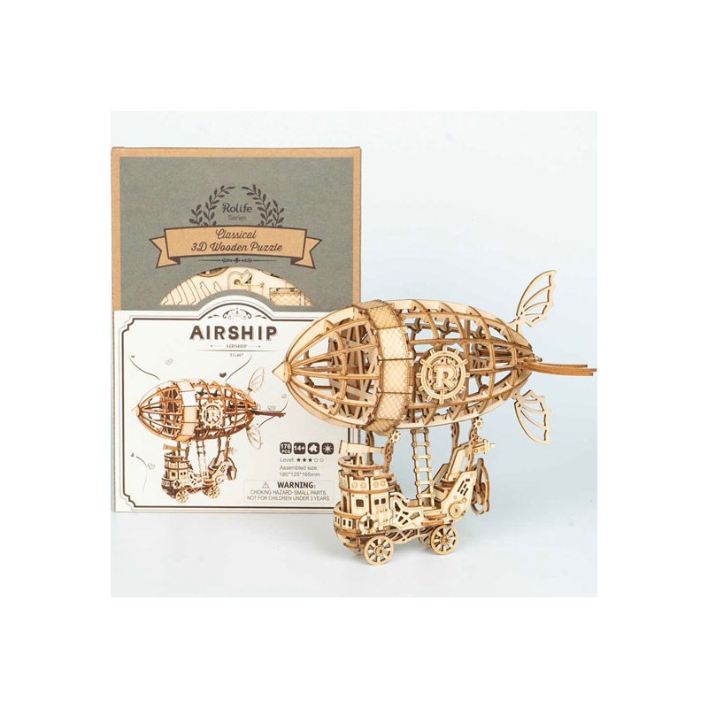 Easy mechanical 3D puzzle for a small robotime airship | Scientific-MHD