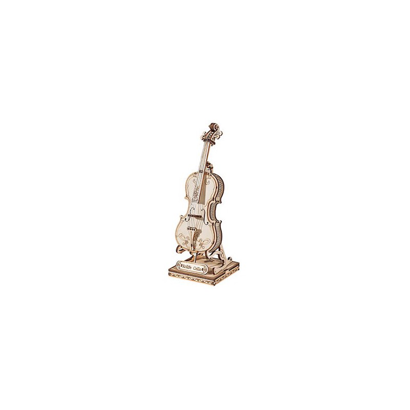 Easy mechanical 3D puzzle for model the cello | Scientific-MHD