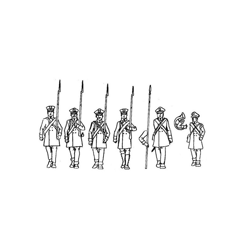 Prussian army walking figurine | Scientific-MHD