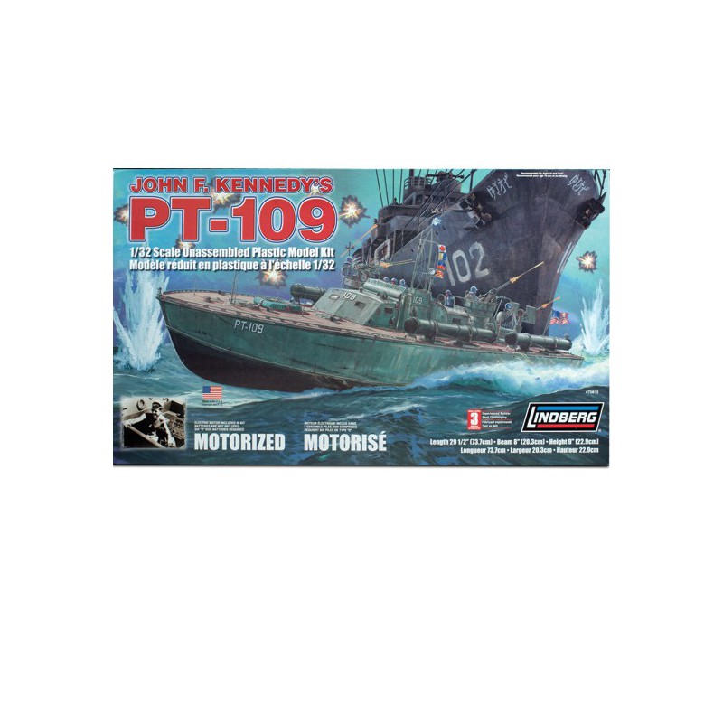 PT-109 Patrol Boat 1/32 plastic boat model | Scientific-MHD