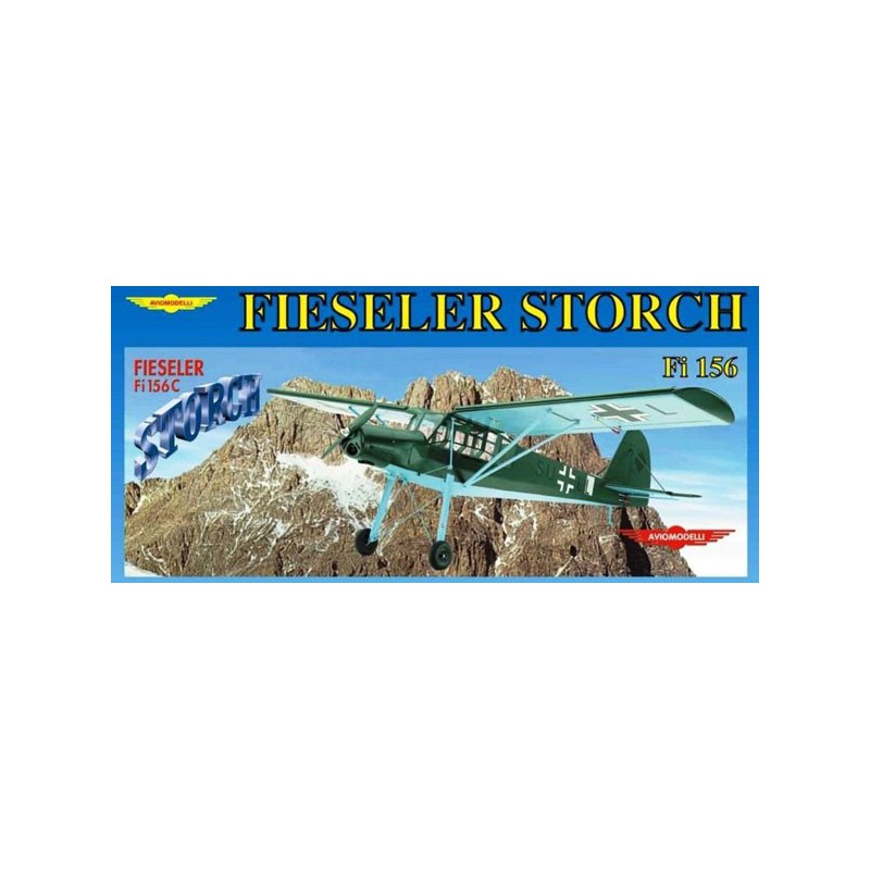 Radiocomanded thermal airplane Fieseler Storch Fi156 Kit Foams Softed foam | Scientific-MHD