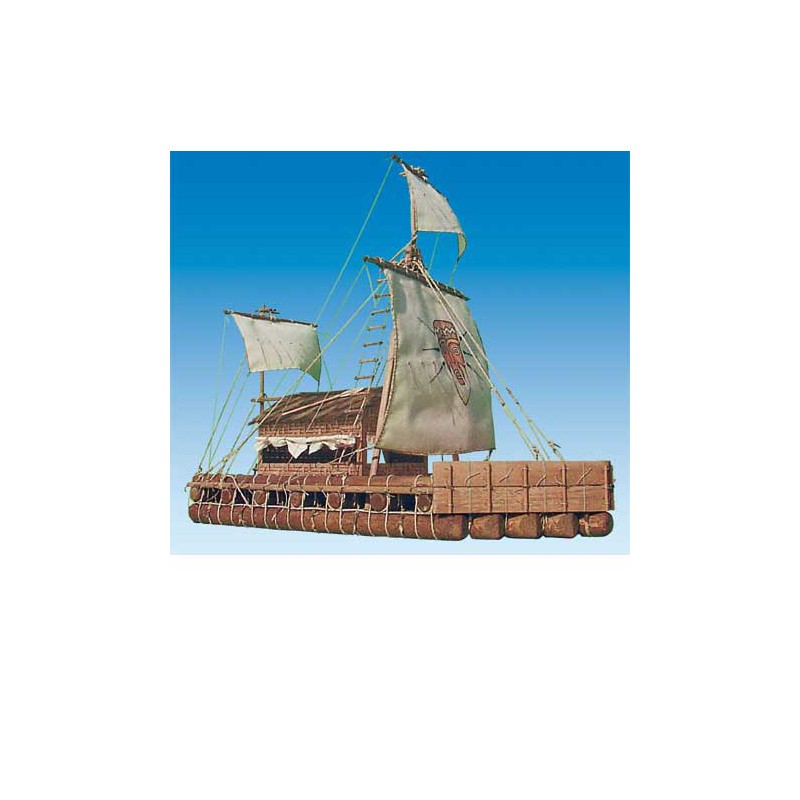 Kon-Tiki static boat 1/18 | Scientific-MHD