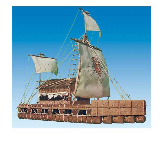 Kon-Tiki static boat 1/18 | Scientific-MHD