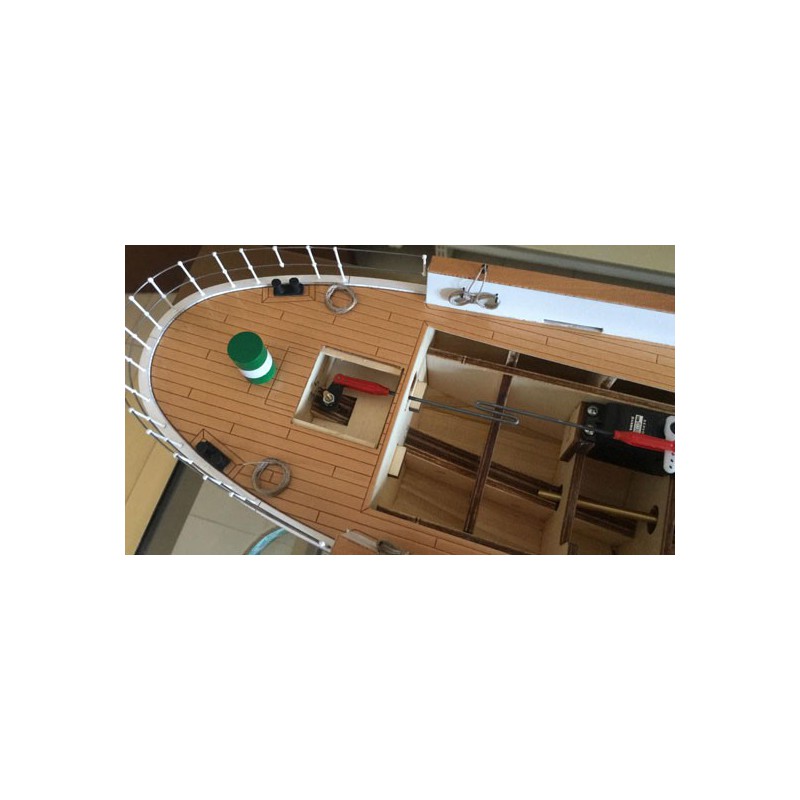 Electric boat Radio -controlled Italian Italian 1/40 | Scientific-MHD