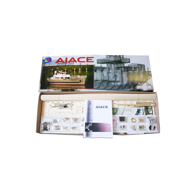 Electric boat Radio -controlled Italian Italian 1/40 | Scientific-MHD