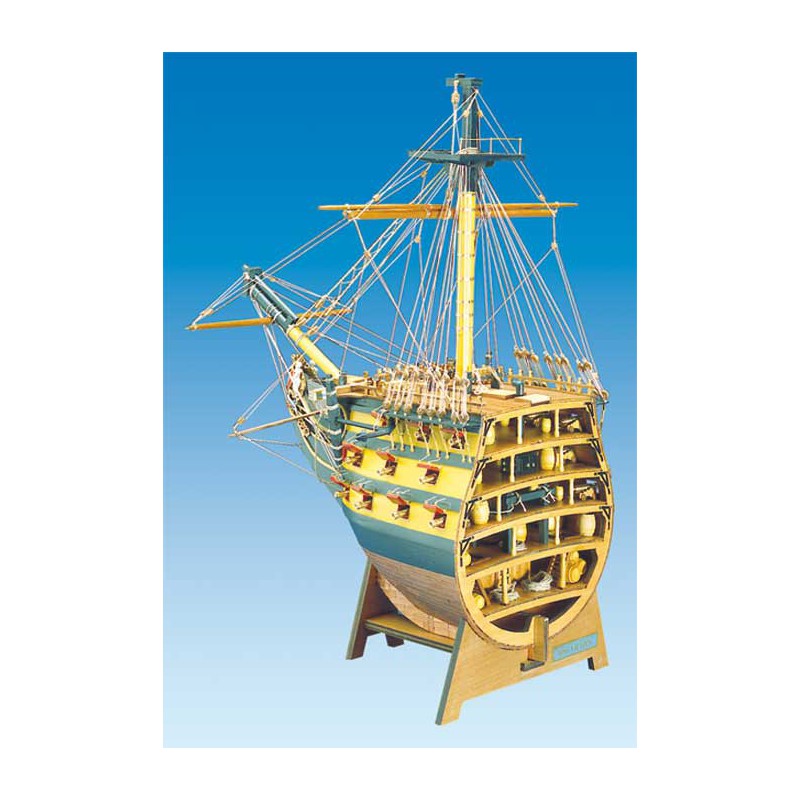 Static boat bowl of Victory 1/78 | Scientific-MHD