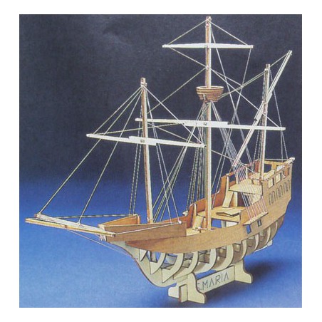 Static boat silhouette Santa Maria | Scientific-MHD