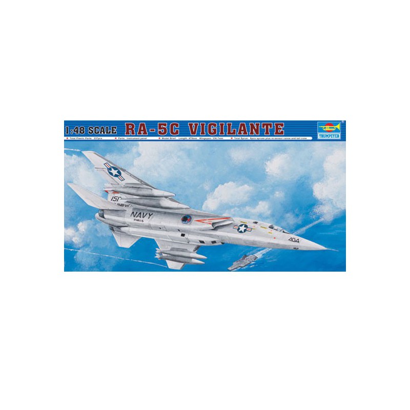 Vigilant RA-5C plastic plane model | Scientific-MHD