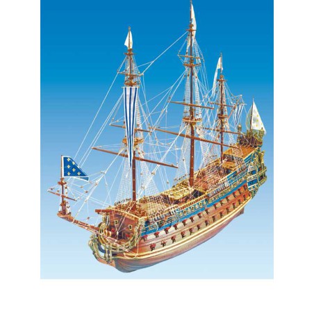 Static boat Le Soleil Royal 1/77 | Scientific-MHD Static boat Le Soleil Royal 1/77 | Scientific-MHD