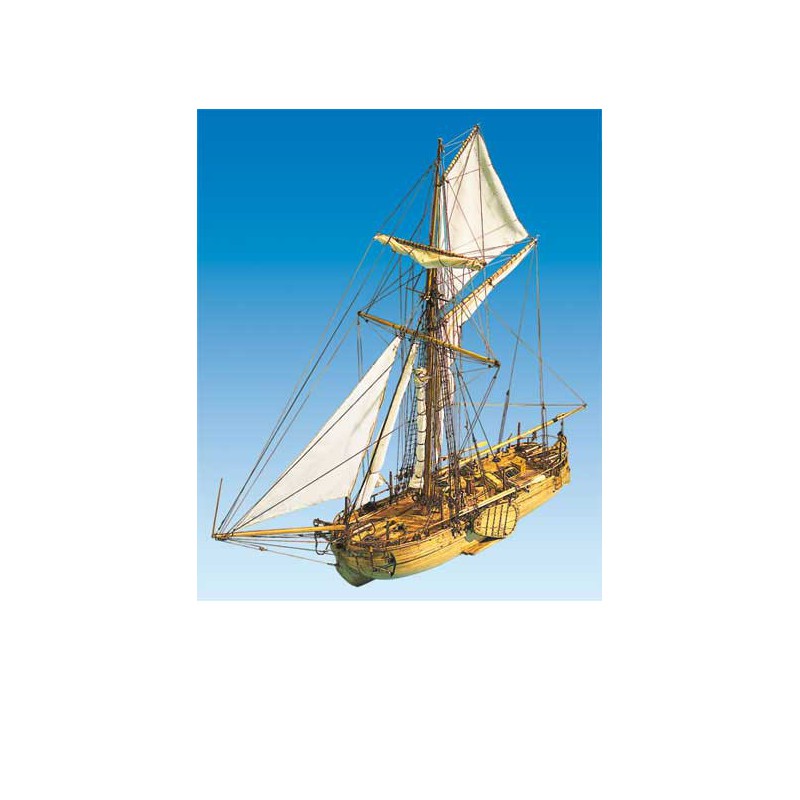 Hollandic cannonry static boat 1/43 | Scientific-MHD