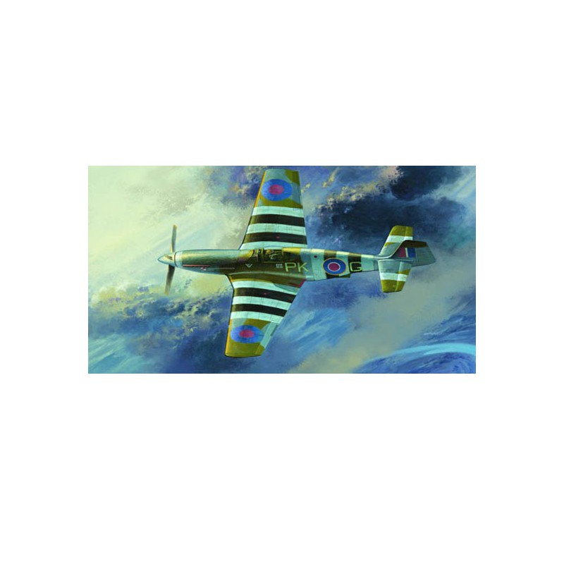 RAF Mustang MK.II plastic plane model | Scientific-MHD