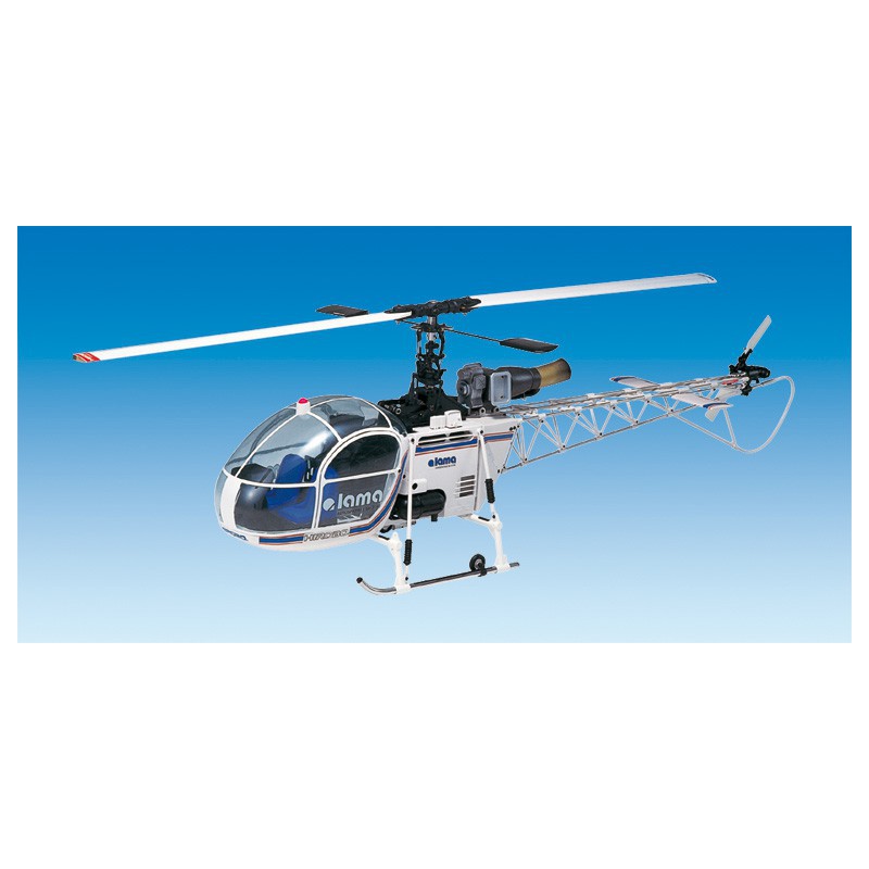 Lama 30 white radio -controlled thermal helicopter | Scientific-MHD