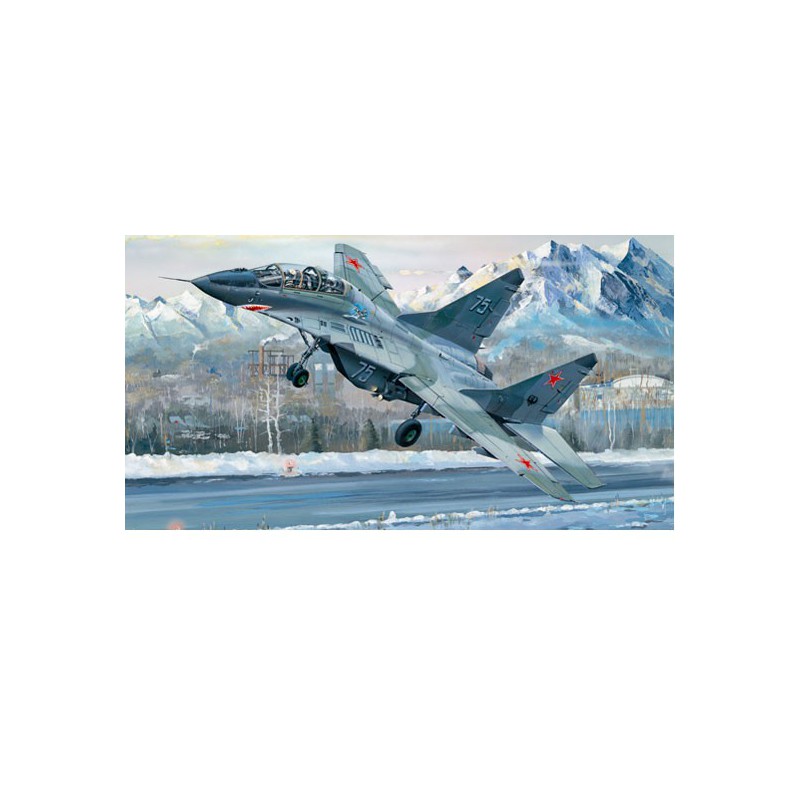 Russian Mig-29ub Fulcrum plastic plane model | Scientific-MHD