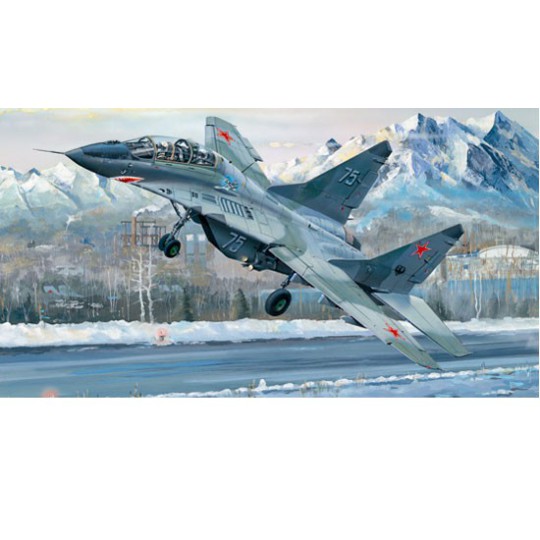 Russian Mig-29ub Fulcrum plastic plane model | Scientific-MHD