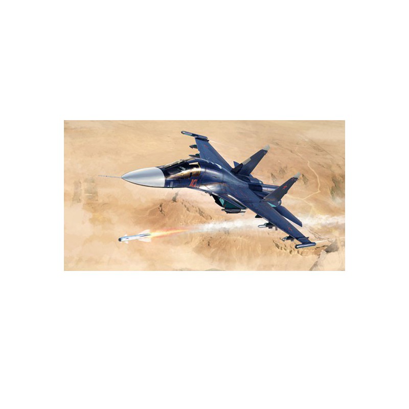 Russian Su-34 FullBack plastic plane model | Scientific-MHD