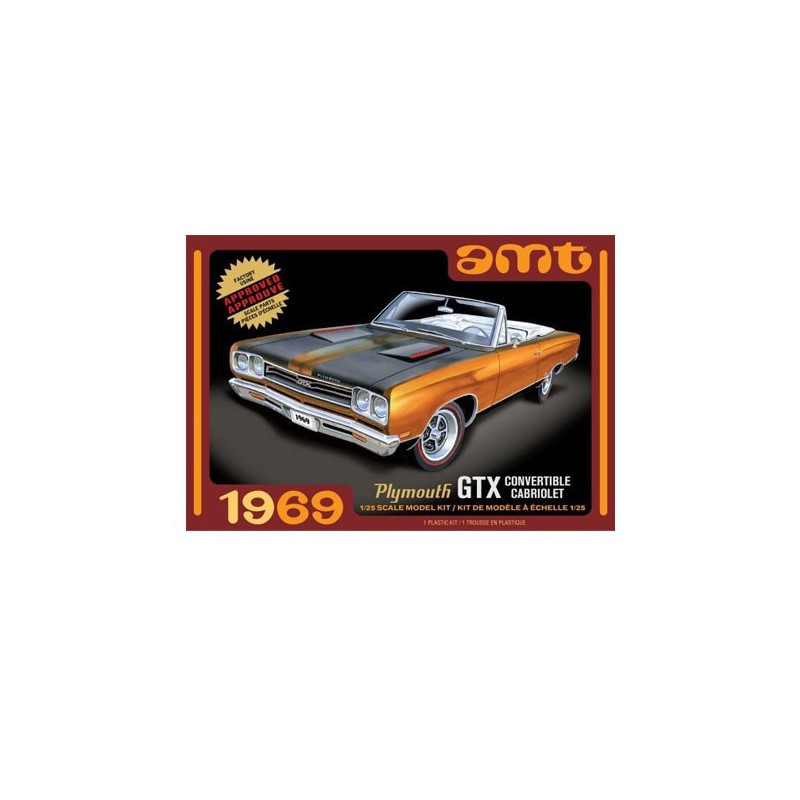 Plastic car model 1969 Plymouth GTX Convertible 1/25 | Scientific-MHD