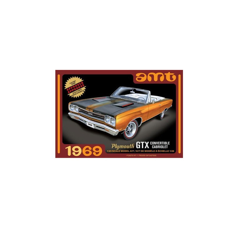 Plastic car model 1969 Plymouth GTX Convertible 1/25 | Scientific-MHD
