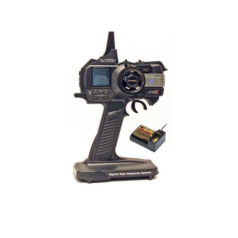 Set for radio control MX-3X Sanwa 2.4 GHZ FHSS-3 | Scientific-MHD