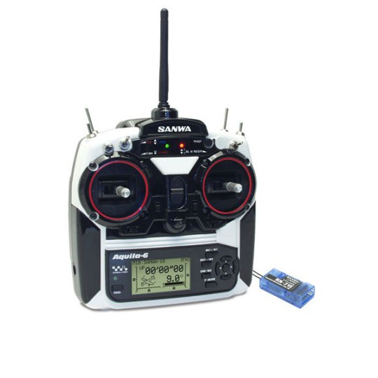Set for Aquila 6 mode 1 Sanwa 2.4 GHz FHSS-1 Set for Aquila 6 mode 1 Sanwa 2.4 GHz FHSS-1 | Scientific-MHD