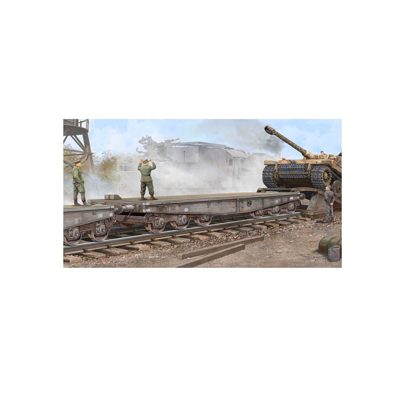 Plattformwagen type ssyms 80 plastic plastic model | Scientific-MHD