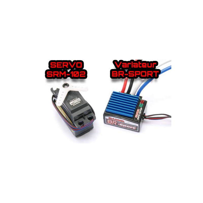 Radio electric motor Combo variator BR + servo | Scientific-MHD