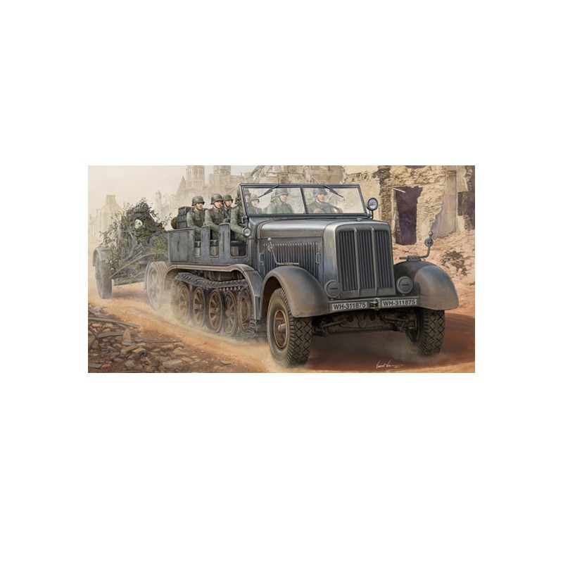 SD.KFZ.8 Schwer plastic tank model | Scientific-MHD