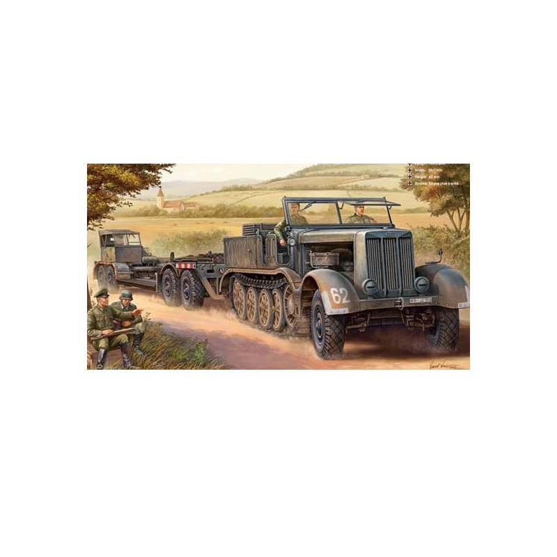 Plastic tank model German sd.kfz.9 (18t) | Scientific-MHD