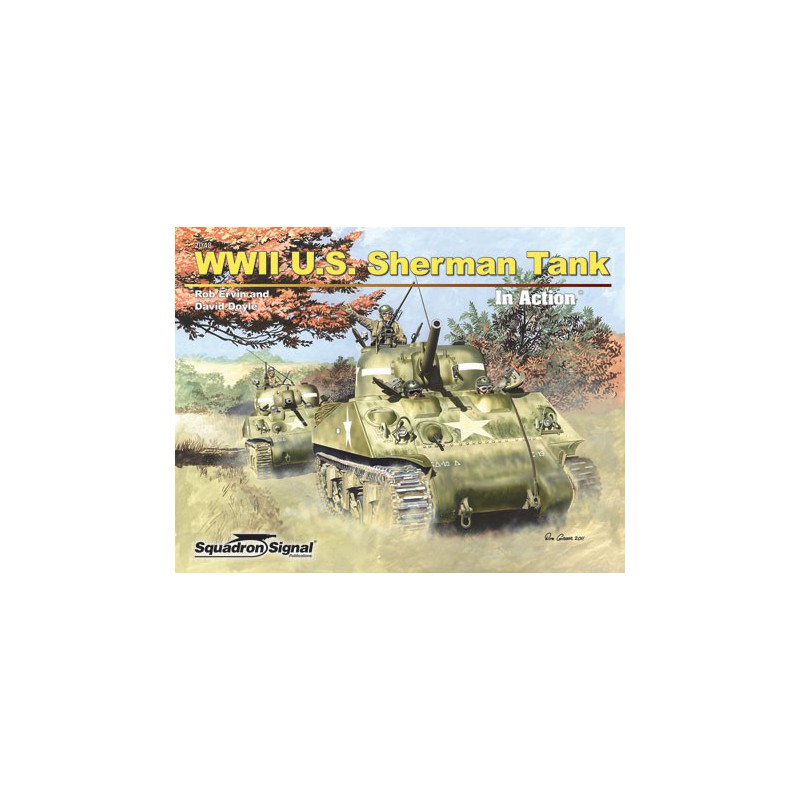 WWII US Sherman book - In Action | Scientific-MHD