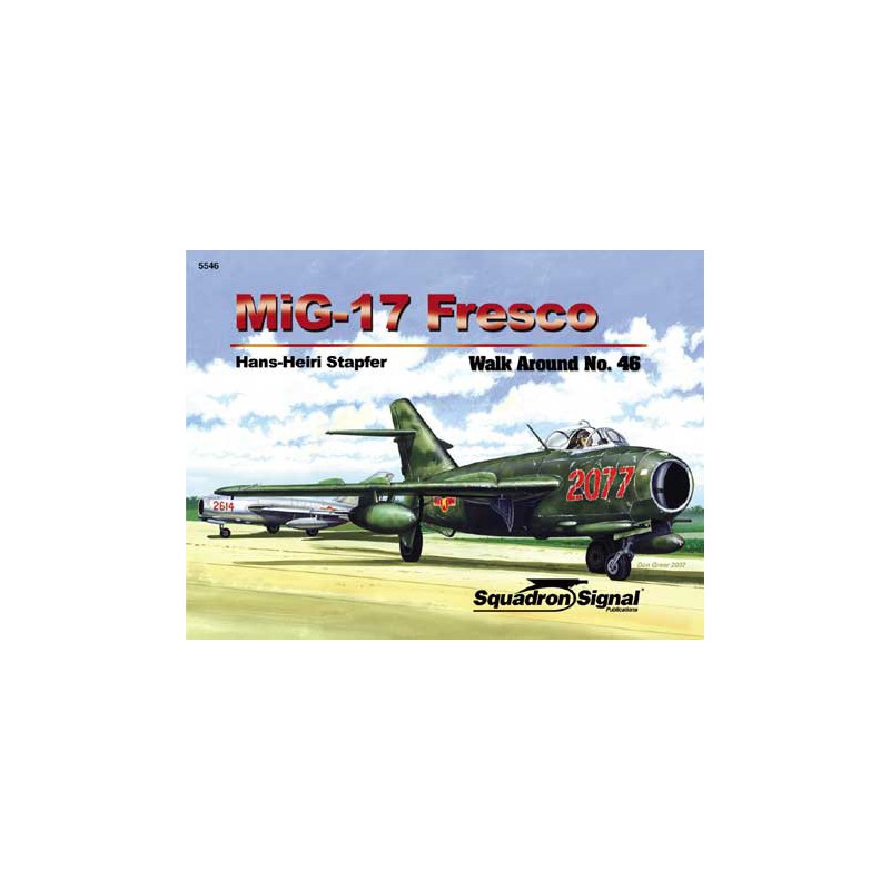 MIG-17 book FRESCO WALK AROUND | Scientific-MHD