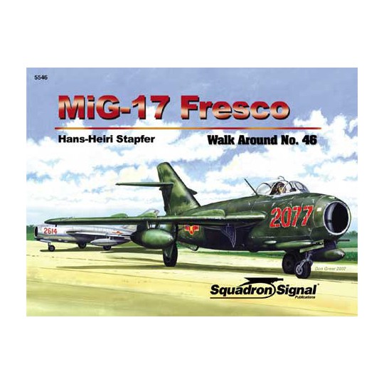 MIG-17 book FRESCO WALK AROUND | Scientific-MHD