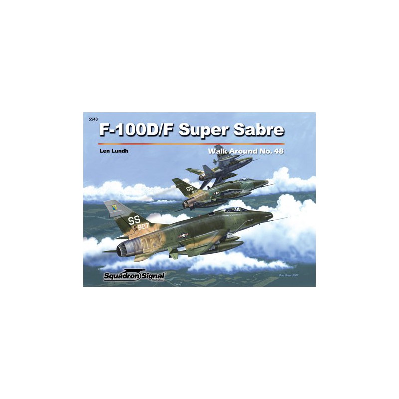 Book F-100D/F Super Saber Walk Around | Scientific-MHD