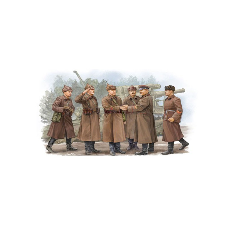 Figurine Soviet Artillery-Commander Inspection | Scientific-MHD