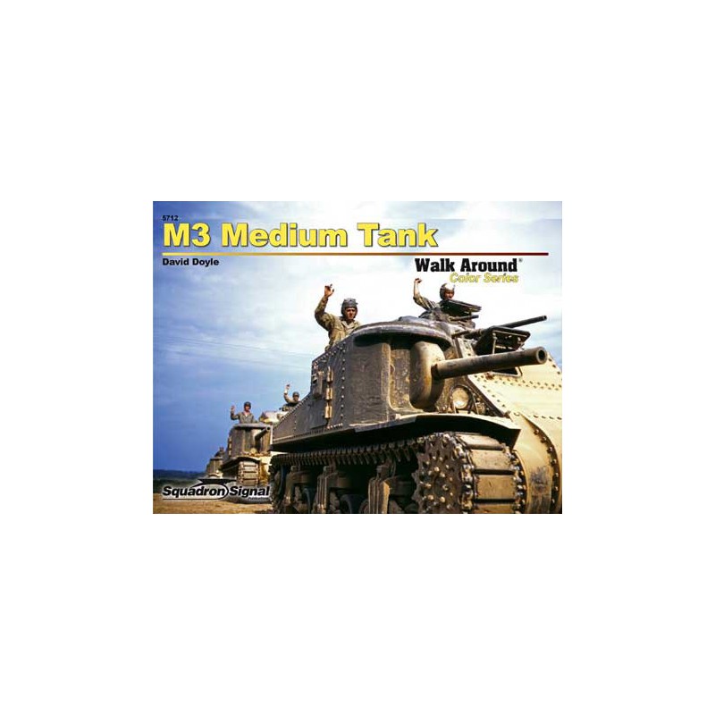 Book M3 Medium Tank Color Walk Around | Scientific-MHD