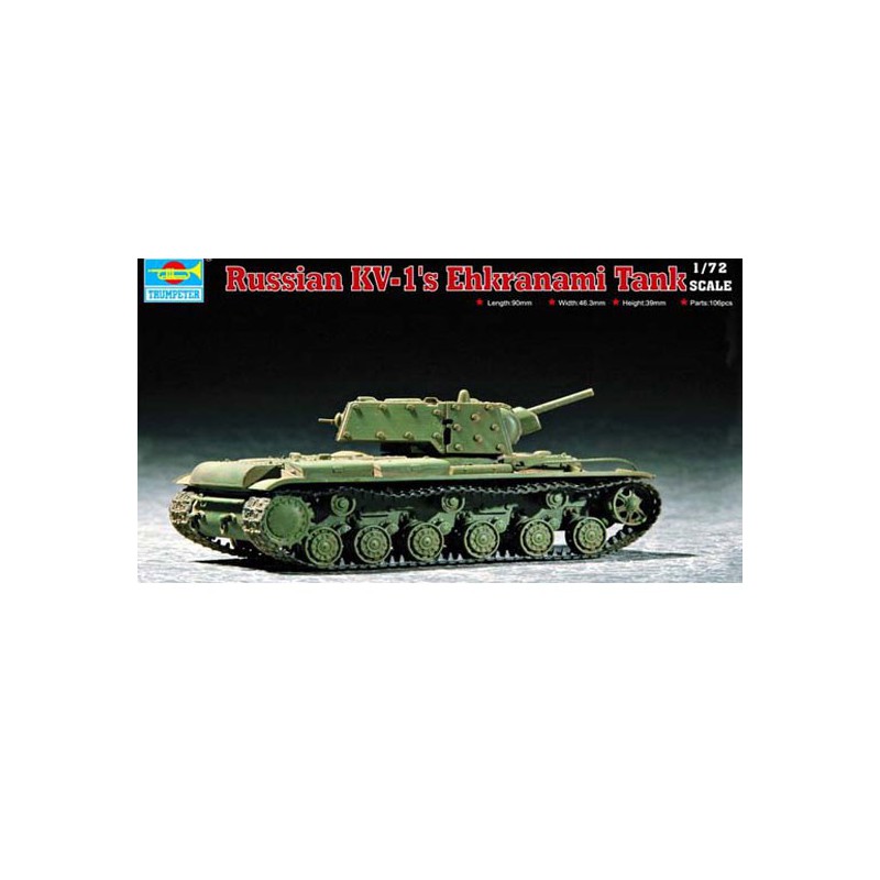 SOVIET KV-1S EHKRANAMI plastic plastic model | Scientific-MHD