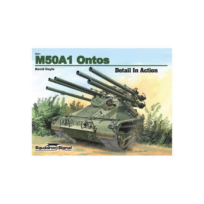 Book M-50A1 Ontos detail in Action | Scientific-MHD