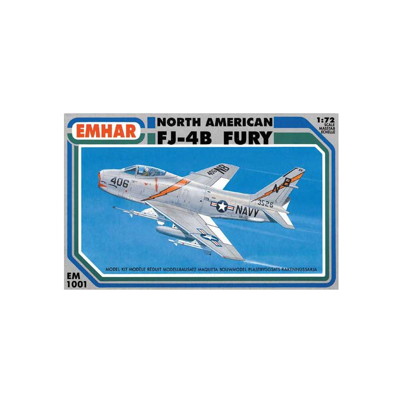 Plastic plane model North American FJ-4B Fury1/72 | Scientific-MHD