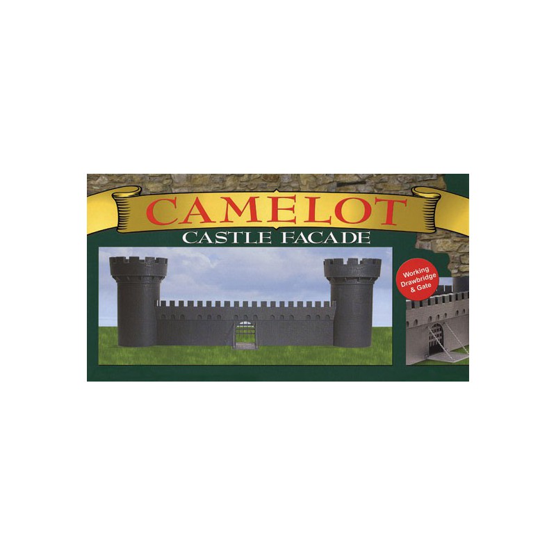 Facade figurine chateau camelot with towers | Scientific-MHD
