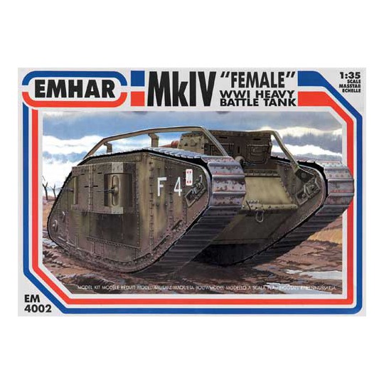 MK IV plastic tank model "female" wwi 1/35 | Scientific-MHD