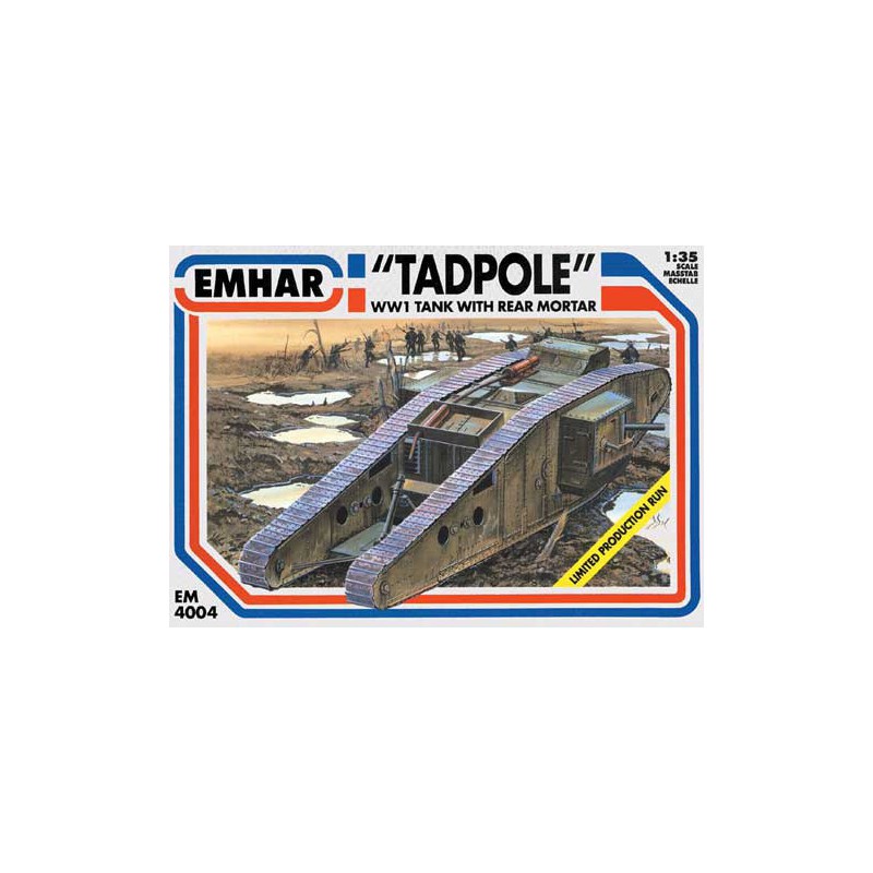 TADPOLE WWI TANK 1/35 plastic plastic model | Scientific-MHD