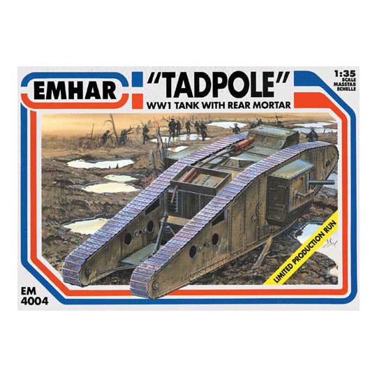 TADPOLE WWI TANK 1/35 plastic plastic model | Scientific-MHD