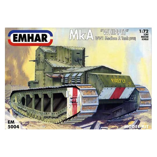 WWI Medium plastic model a "whippet" tank 1/72 WWI Medium plastic model a "whippet" tank 1/72 | Scientific-MHD