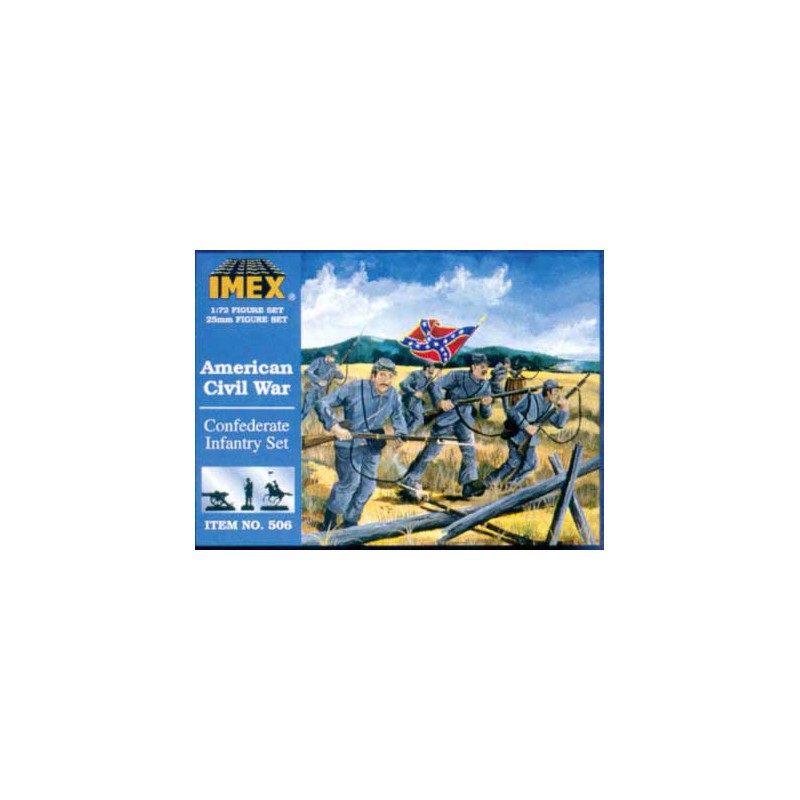 Confederee1/72 infantry figurine | Scientific-MHD