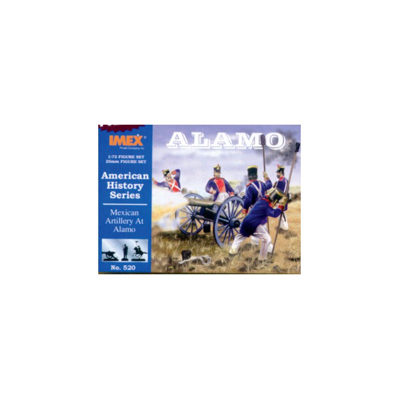 Mexican artillery figurine Alamo1/72 | Scientific-MHD