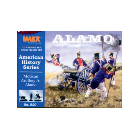 Mexican artillery figurine Alamo1/72 | Scientific-MHD