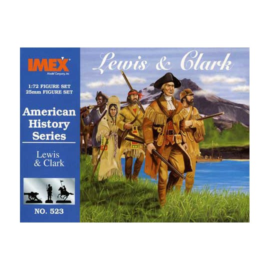Lewis figurine and Clark-American expressors1/72 | Scientific-MHD