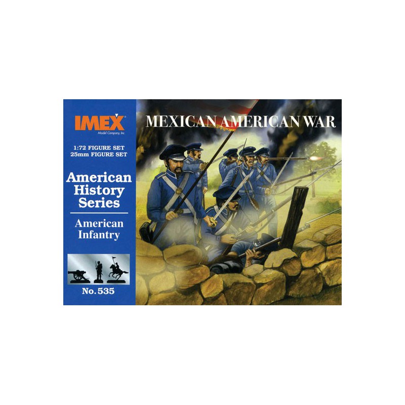 Mexican War American Infantery1/72 figurine | Scientific-MHD